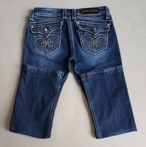 Rock Revival Sasha Boot W/Rhinestone Pockets Sz 30